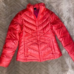 Pink North Face coat